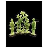 Three Asian Design Figures