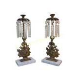 Pair of Brass Candle Holders