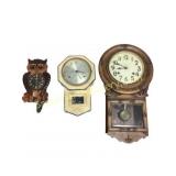 Three Wall Clocks, Mixed Designs