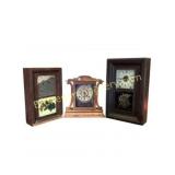 Three Wooden Case Clocks
