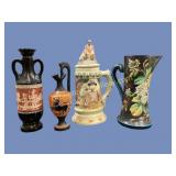 Tankard, Ewer, Vases