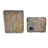 Pair of Printing Blocks from Gloversville, NY