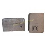 Pair of Printing Blocks