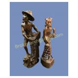 Two Carved Figures