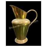 Large Brass Water Pitcher