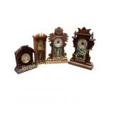 Four Mantel and Shelf Clocks
