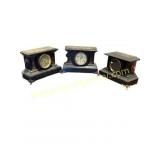 Three Mantel Clocks