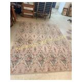 American Hooked Rug, Floral Trellis Pattern
