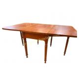 Antique cherry drop-leaf table