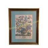 Robert Furber October Botanical Print