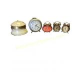 NineVintage Alarm Clocks and Timers