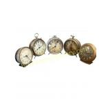 Five Vintage Alarm Clocks
