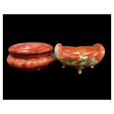 Limoge Porcelain Bowl, Dresser Box