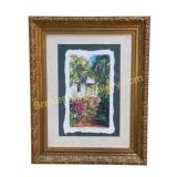 Watercolor Print of Garden