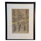 Cathedral Etching, Earl Horter