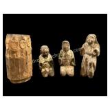 Carved Asian Figures