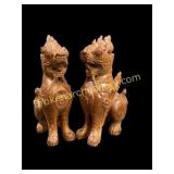 Pair Southeast Asian Gaurdian Statues