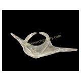 Swallowtail Crystal Bowl