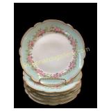 Set Porcelain Dessert Plates