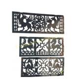 Set of Three Outdoor Architectural Panels