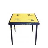 Folding Table With Bird Design