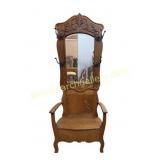 Oak Hall Tree with Mirror
