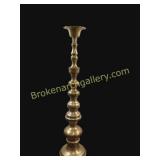Tall Brass Candlestand