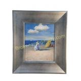 Impressionist Beach Scene, Signed T. Cole