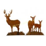 Wooden Deer Decorative Panels