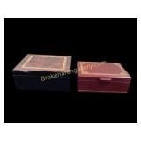Two Vintage Tabletop Humidors