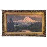 Landscape Oil Painting of Mount Rainer