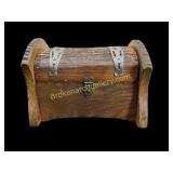 Vintage Wooden Treasure Chest