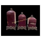 Set of Decorative Canisters