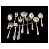 Group of Silver Plate Serving Utensils