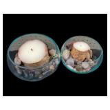 Pillar Candle Glass Votives