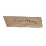 Non Authenticated Signature of James Monroe