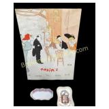 Maxims Paris Menu, Ashtrays
