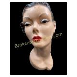 Vintage Mannequin Head Bust