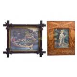 Pair of Framed Sporting Lithographs