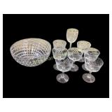 Pattern Glass Bowl, Stemware