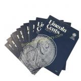 Ten Whitman Lincoln Cent Albums, 1941ï¿½1974