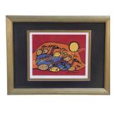 Norval Morrisseau "Flock of Loons" Print