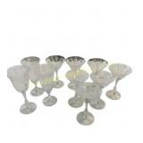 Etched Floral Stemware Assortment