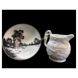 Porcelain Bowl, Ceramic Pitcher