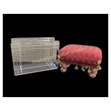 Funky Footstool, Magazine Rack