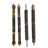 Lot of Four Letterpress Inking Rollers
