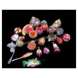 Collection of Vintage Glass Ornaments