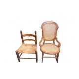 Pair of Antique Wooden Chairs