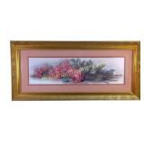 Framed Floral Print, Paul De Longpre