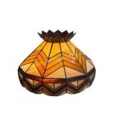Art Deco Tiffany Style Stained Glass Pendant